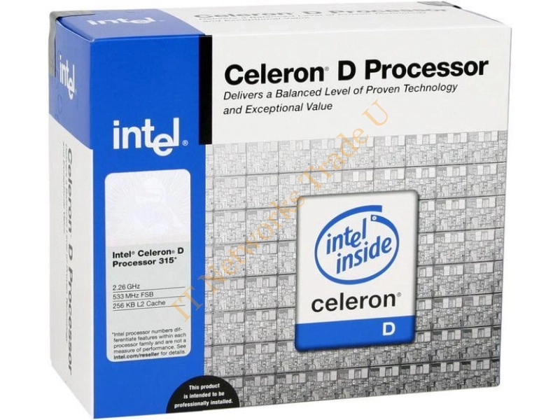 BX80546RE2267C Intel Celeron D 2.26GHz 533MHz FSB 256KB L2 Cache Socket 478 Retail Processor