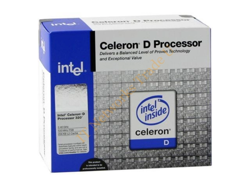 BX80546RE2400C Intel Celeron D 2.40GHz 533MHz FSB 256KB L2 Cache Socket 478 Retail Processor