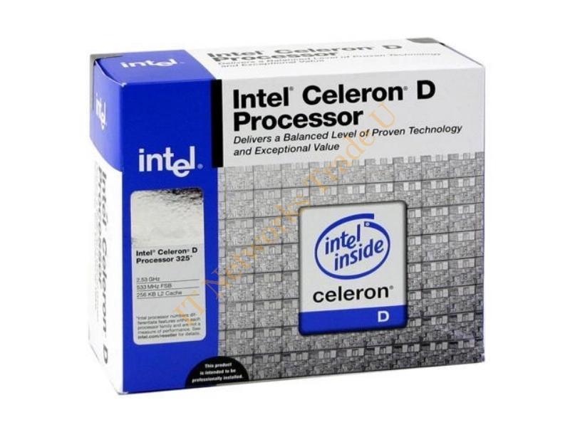 BX80546RE2533C Intel Celeron D 325 2.53GHz 533MHz FSB 256KB L2 Cache Socket 478 Retail Processor