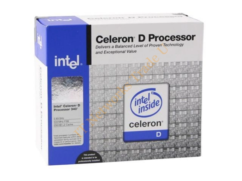 BX80546RE2933C Intel Celeron D 340 2.93GHz 533MHz FSB 256KB L2 Cache Socket 478 Retail Processor