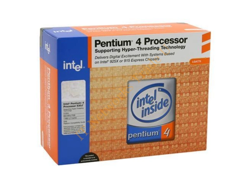 BX80547PG3000EJ Intel Pentium 4 530J 3.00GHz 800MHz FSB 1MB L2 Cache Socket 775 Retail Processor