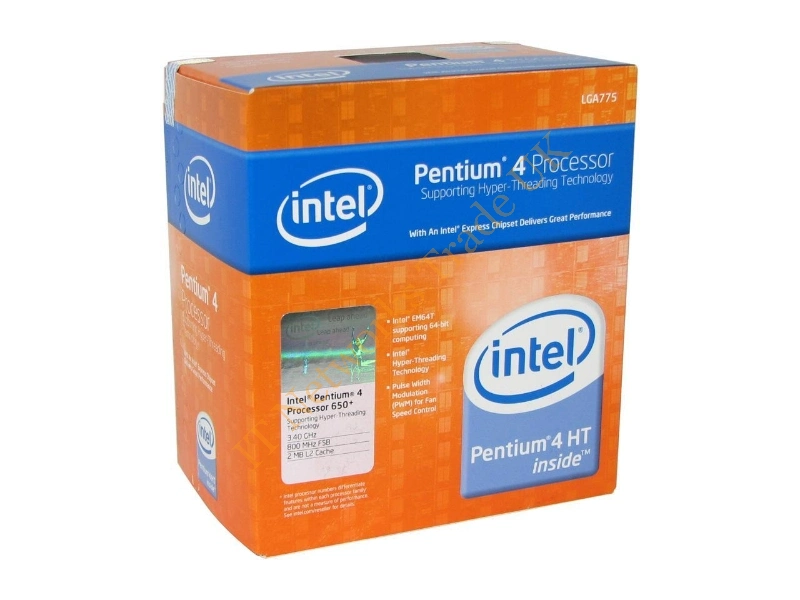 BX80547PG3400F Intel PENTIUM-4 650 3.4GHz 2MB L2 Cache 800MHz FSB Socket 775 90NM HYPER-THREADING Retail Processor