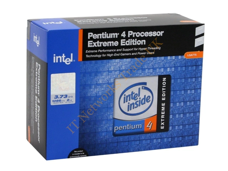 BX80547PH3730F Intel Pentium 4 Extreme Edition 3.73GHz 1066MHz FSB 2MB L2 Cache Socket LGA775 Retail Processor