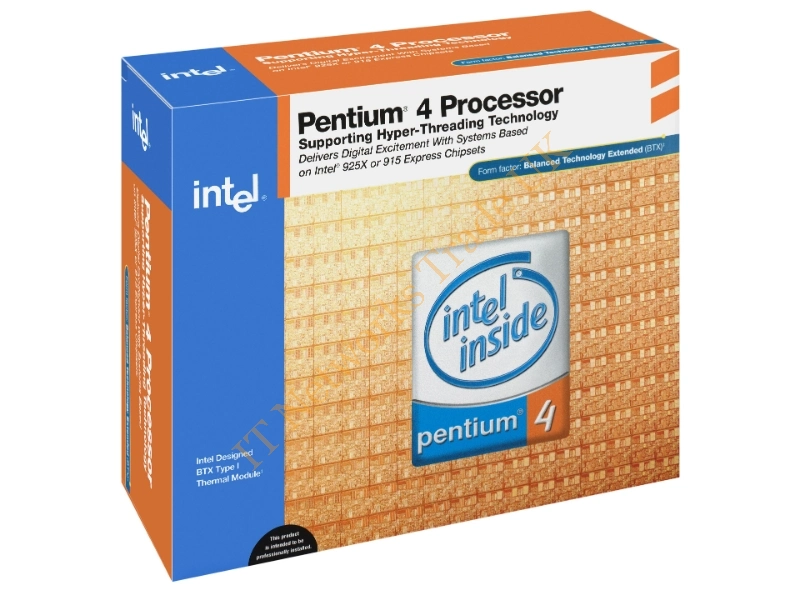 BX80552651 Intel Pentium 4 651 3.40GHz 800MHz FSB 2MB L2 Cache Socket 775 Retail Processor