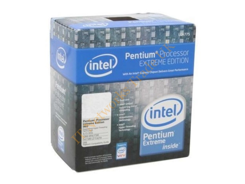 BX80553965 Intel Pentium Extreme Edition 965 Dual-Core 3.73GHz 4MB L2 Cache Socket PLGA775 Retail Processor
