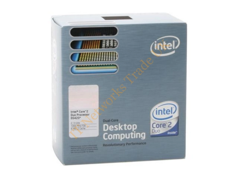 BX80557E6420 Intel Core 2 DUO E6420 2.13GHz 4MB L2 Cache 1066MHz FSB Socket LGA775 65NM 65W Retail Processor