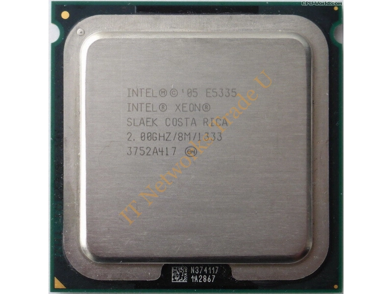 BX80563L5335A Intel Xeon L5335 Quad Core 2.0GHz 8MB L2 Cache 1333MHz FSB Socket LGA771 Retail Processor