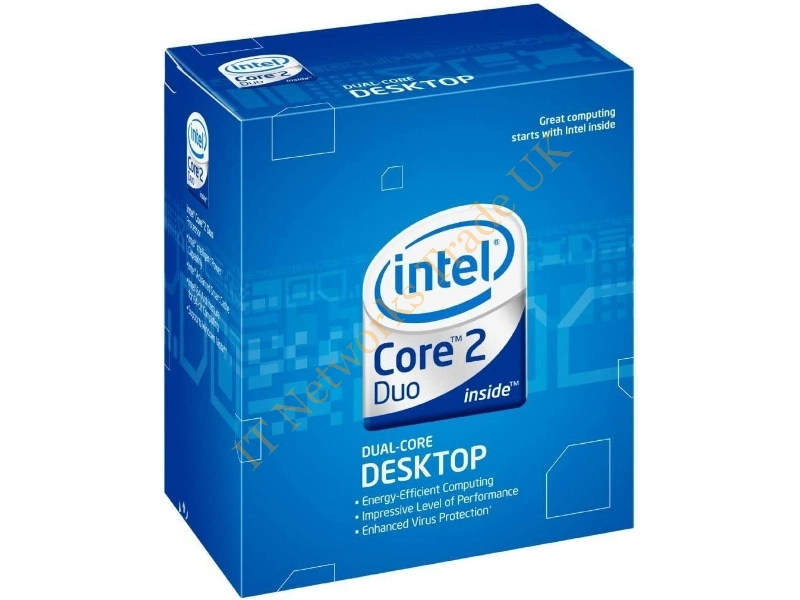 BX80570E8400 Intel Core-2-DUO E8400 3.0GHz 6MB L2 Cache 1333MHz FSB Socket LGA775 45NM 65W Desktop Retail Processor