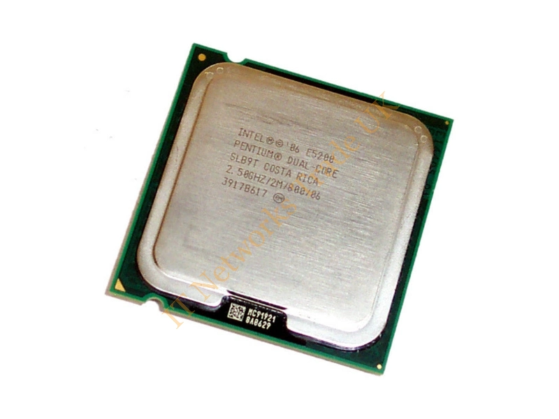 BX80571E5200 Intel PENTIUM E5200 Dual Core 2.5GHz 2MB L2 Cache 800MHz FSB Socket T Retail Processor