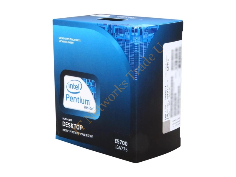 BX80571E5700 Intel Pentium E5700 Dual Core 3.00GHz 800MHz FSB 2MB L3 Cache Socket LGA775 Desktop Retail Processor