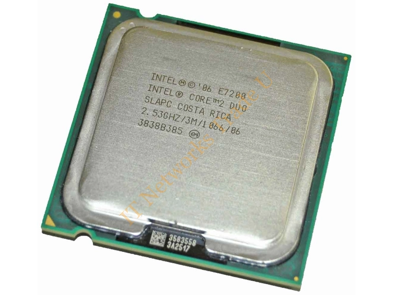 BX80571E7200 Intel Core 2 Duo E7200 2.53GHz 1066MHz FSB 3MB L2 Cache Socket LGA775 Desktop Retail Processor
