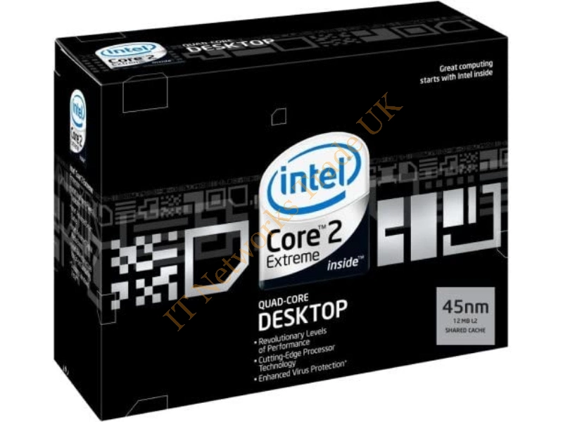 BX80574QX9775P Intel Core 2 Extreme QX9775 Quad Core 3.20GHz 1600MHz FSB 12MB L2 Cache Socket LGA771 Desktop Retail Processor