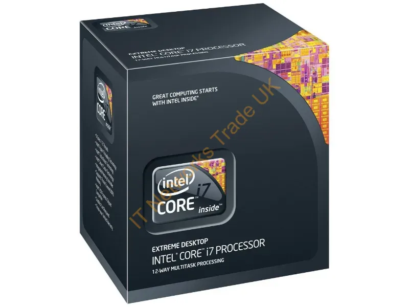 BX80613I7990X Intel Core i7-990X Extreme 6 Core 3.46GHz 6.40GT/s QPI 12MB L3 Cache Socket FCLGA1366 Desktop Retail Processor