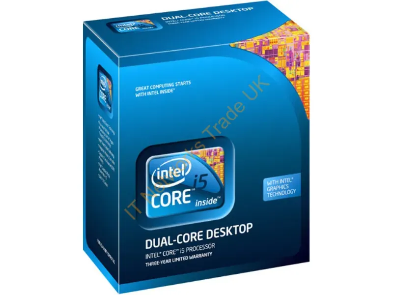 BX80616I5680 Intel Core i5-680 Dual Core 3.60GHz 2.50GT/s DMI 4MB L3 Cache Socket FCLGA1156 Desktop Retail Processor