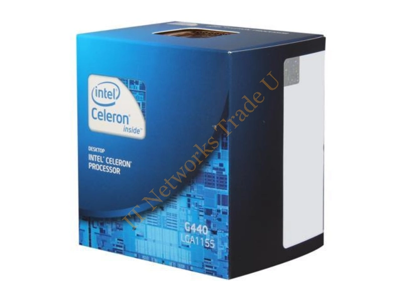 BX80623G440 Intel Celeron G440 1.60GHz 5.00GT/s DMI 1MB L3 Cache Socket FCLGA1155 Desktop Retail Processor