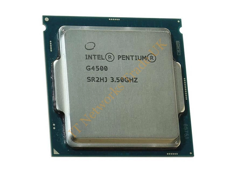 BX80662G4500 Intel Pentium G4500 Dual Core 3.50GHz 8.00GT/s DMI3 3MB L3 Cache Socket FCLGA1151 Retail Processor