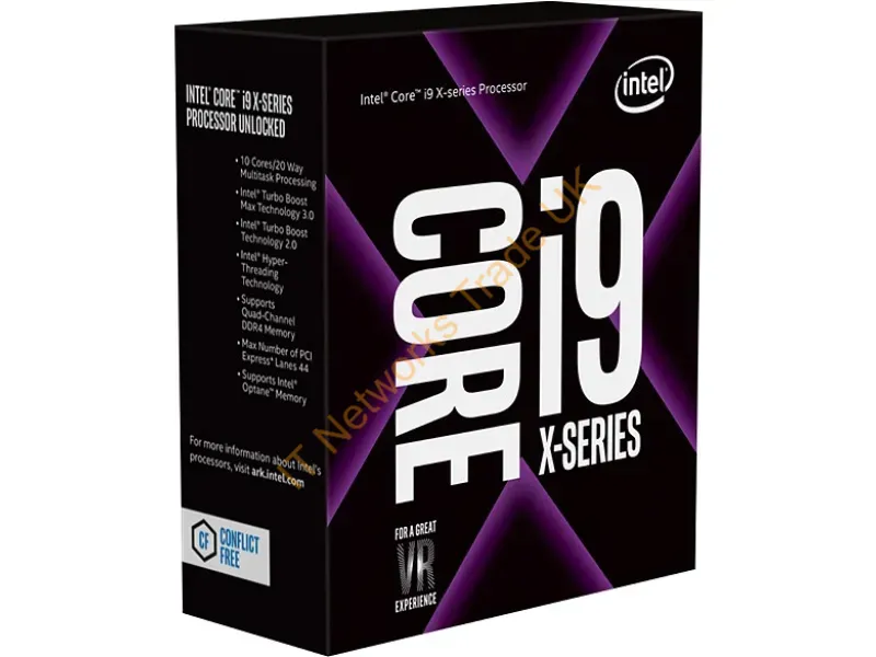 BX80673I99820X Intel Core i9-9820X X-series Skylake Retail Processor 3.3GHz 8.0GT/s 16.5MB LGA 2066 CPU w/o Fan