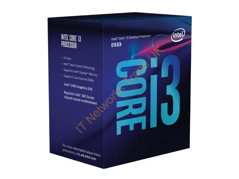 BX80684I38300 Intel Core i3-8300 4-Core 3.70GHz 8GT/s DMI3 8MB SmartCache Socket FCLGA1151 Retail Processor