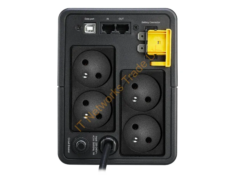 BX950MI-FR - APC Back-UPS, 950VA, Tower, 230V, 4x CEE 7/5 French Schuko outlets, AVR