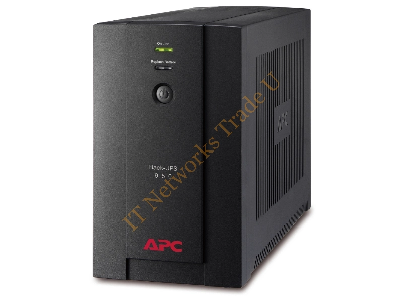 BX950U-GR - APC Back-UPS Line-Interactive 950VA Tower Black uninterruptible power supply (UPS)