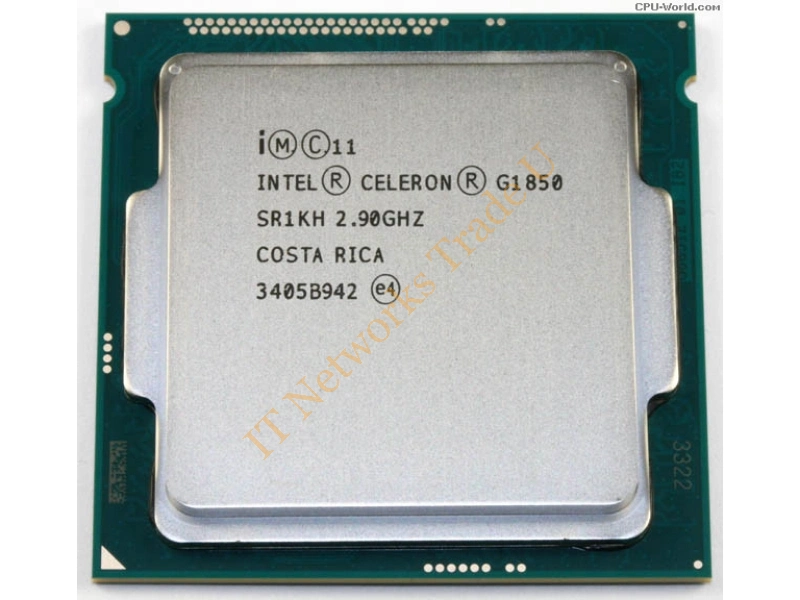 BXC80646G1850 Intel Celeron G1850 Dual Core 2.90GHz 5.00GT/s DMI2 2MB L3 Cache Socket FCLGA1150 Desktop Retail Processor