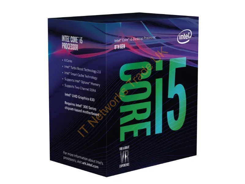 BXC80684I58600 Intel Core i5-8600 6-Core 3.10GHz 8GT/s DMI3 9MB L3 Cache Socket LGA1151 Retail Processor
