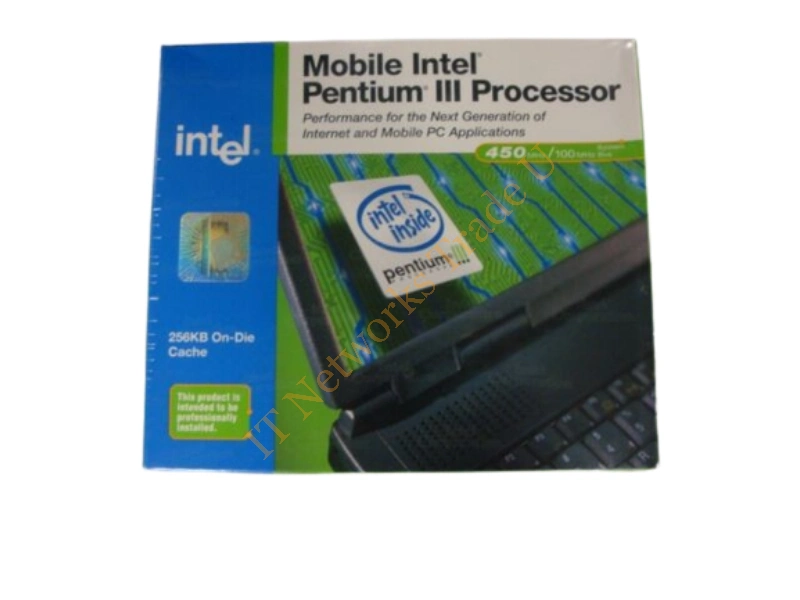 BXM80526B450256 Intel Pentium III 450MHz 100MHz FSB 256KB L2 Cache Socket 495 Mobile Retail Processor