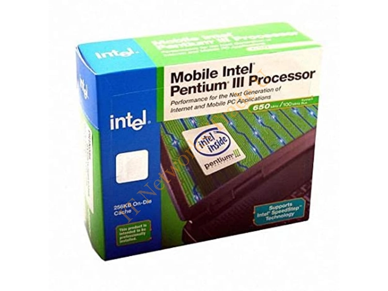 BXM80526B650256 Intel Pentium III 650MHz 133MHz FSB 256KB L2 Cache Socket 495 Mobile Retail Processor