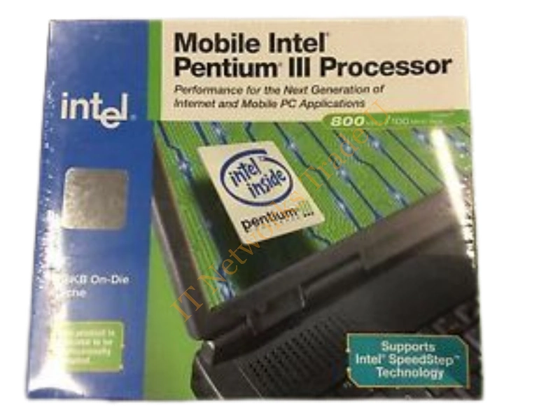 BXM80526B800256 Intel Pentium III 800MHz 100MHz FSB 256KB L2 Cache Socket PPGA495 Mobile Retail Processor