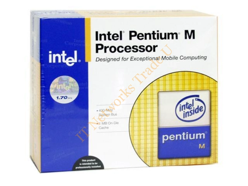 BXM80535GC1700E Intel Pentium M 1.70GHz 400MHz FSB 1MB L2 Cache Socket 478 Mobile Retail Processor