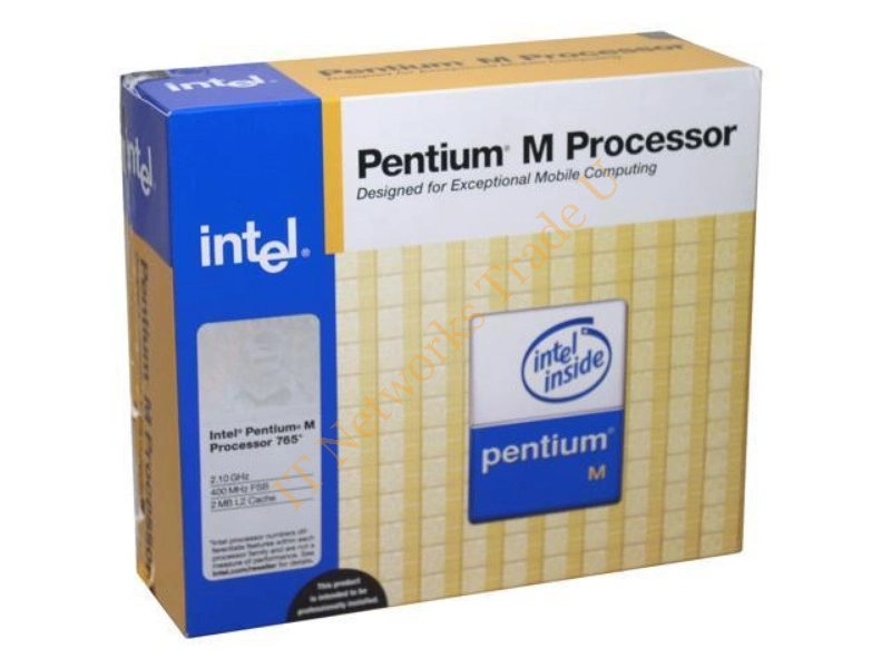 BXM80536GC2100F Intel Pentium M 2.10GHz 400MHz FSB 2MB L2 Cache Socket 478 Mobile Retail Processor