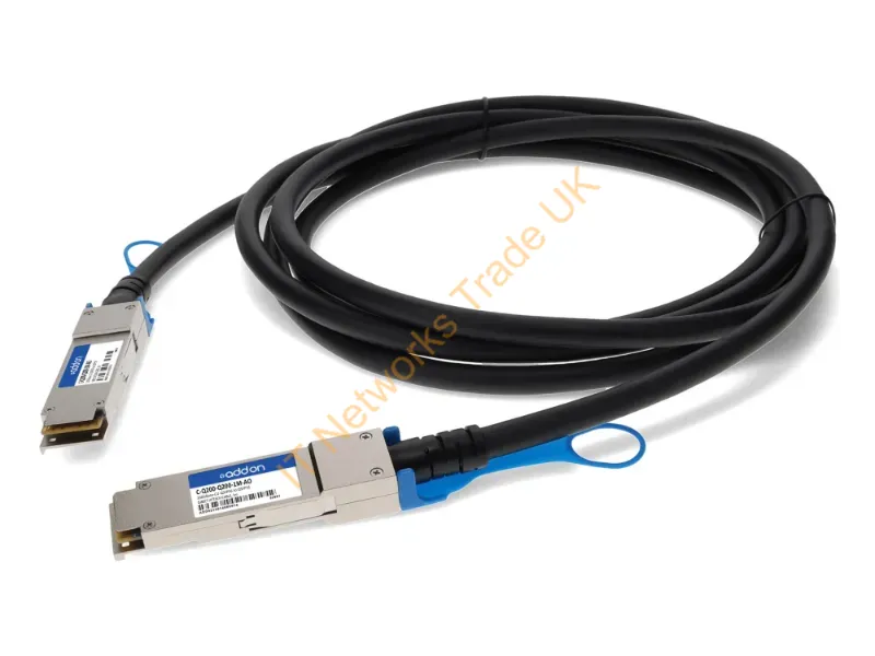 C-Q200-Q200-1M-AO - Addon Networks C-Q200-Q200-1M-Ao Infiniband/Fibre Optic Cable 39.4" (1 M) Qsfp56 Dac Black