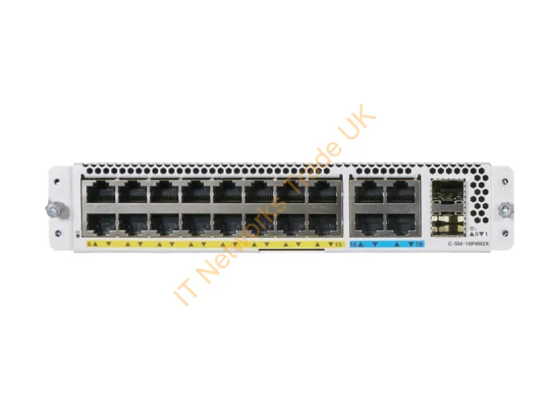 C-SM-16P4M2X= - Cisco C-SM-16P4M2X= network switch module 2.5 Gigabit Ethernet, Gigabit Ethernet