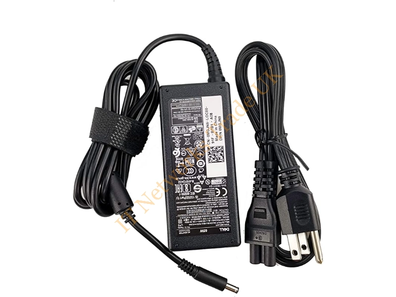 C026H Dell 65Watt AC Adapter with 3ft Power Cord for Latitude E4300/Studio 1555 Laptops/Studio Hybrid Desktop Power Adapter