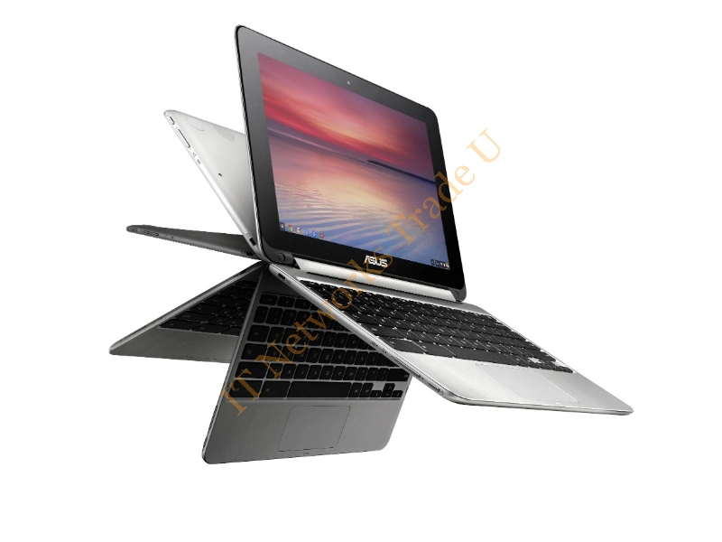 ASUS Chromebook Flip C101PA-FS002 10.1" 1280 x 800pixels Touchscreen Silver Chromebook Laptop System