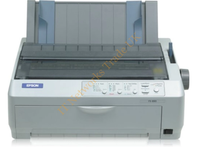 C11C524001 Epson FX-890 Dot Matrix Printer 9-pin 160 -column 680 cps Mono 240 x 144 dpi USB Parallel