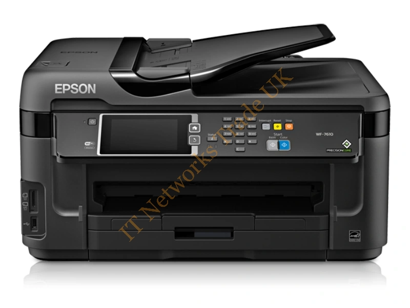 C11CC98201 Epson Workforce 7610 Inkjet Multifunction Printer Color Photo Print Desktop