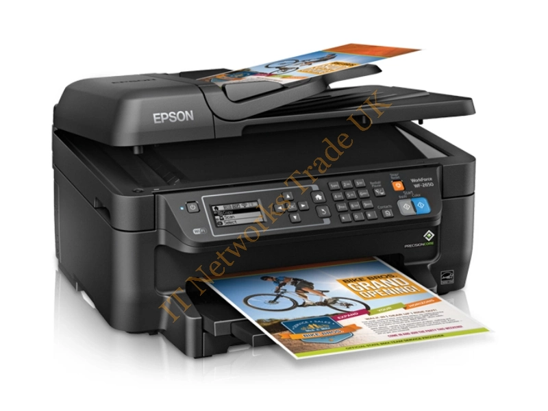 C11CD77201 Epson WorkForce 2650 InkJet All-in-One Printer (Printer / Copier / Fax / Scanner) 13-ppm Wireless LAN USB