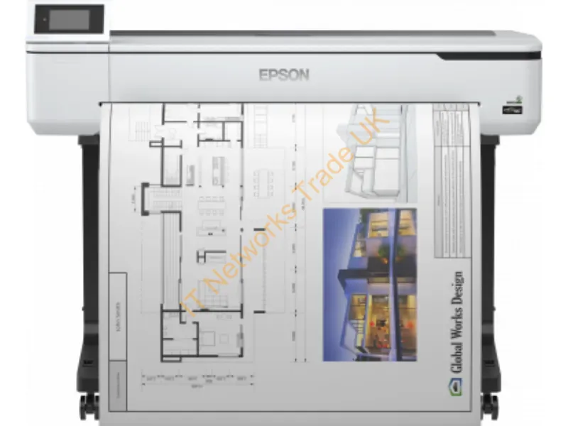 C11CF12301A1 - Epson SureColor SC-T5100 Wireless Printer (with Stand)