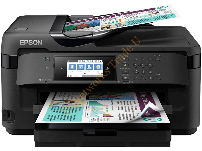 Epson WorkForce WF-7710DWF 4800 x 2400DPI Inkjet A3 32ppm Wi-Fi Multifunction Printers