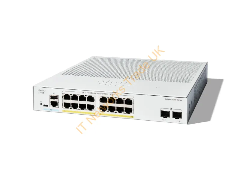 C1300-16FP-2G - Cisco C1300-16Fp-2G Network Switch Managed L2/L3 Gigabit Ethernet (10/100/1000) White