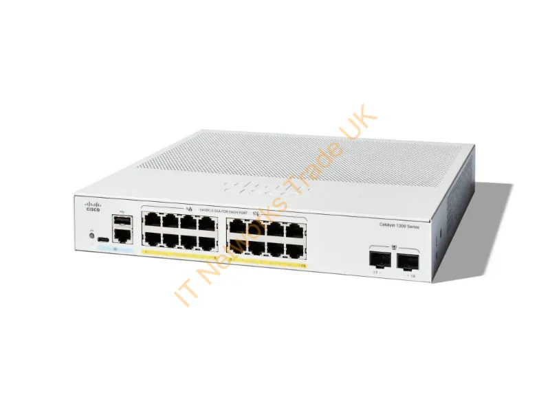 C1300-16P-2G - Cisco C1300-16P-2G Network Switch Managed L2/L3 Gigabit Ethernet (10/100/1000) White
