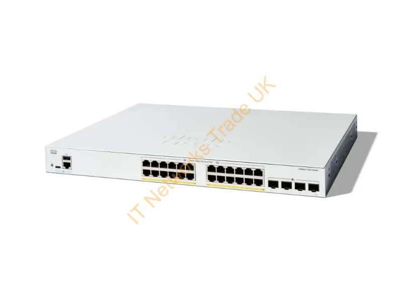 C1300-24FP-4X - Cisco Catalyst 1300 Managed L2/L3 Gigabit Ethernet (10/100/1000) Power Over Ethernet (Poe) Gray