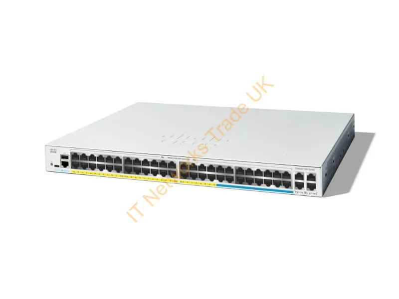 C1300-48MGP-4X - Cisco Catalyst C1300-48Mgp-4X Network Switch Managed L2/L3 Gigabit Ethernet (10/100/1000) Power Over Ethernet (Poe) Gray