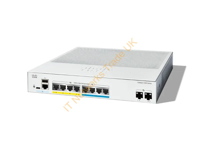 C1300-8MGP-2X - Cisco Catalyst C1300-8Mgp-2X Network Switch Managed L2/L3 Gigabit Ethernet (10/100/1000) Power Over Ethernet (Poe) Gray