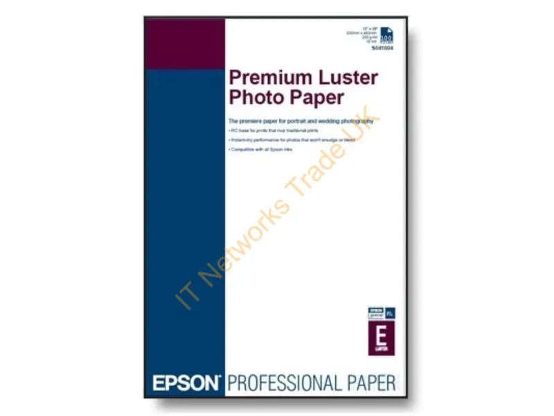 C13S041784 - Epson Premium Luster Photo Paper, DIN A4, 250g/m�, 250 Sheets