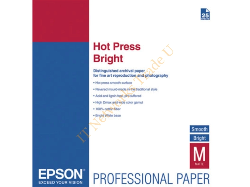 Epson Hot Press Bright, DIN A2, 25 Blatt Accessory