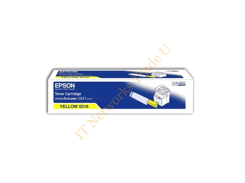 Epson C13S050316 (0316) Toner yellow, 5K pages @ 5% coverage Accessory
