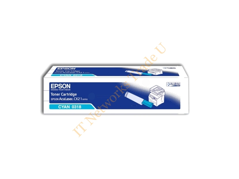 Epson C13S050318 (0318) Toner cyan, 5K pages @ 5% coverage Accessory