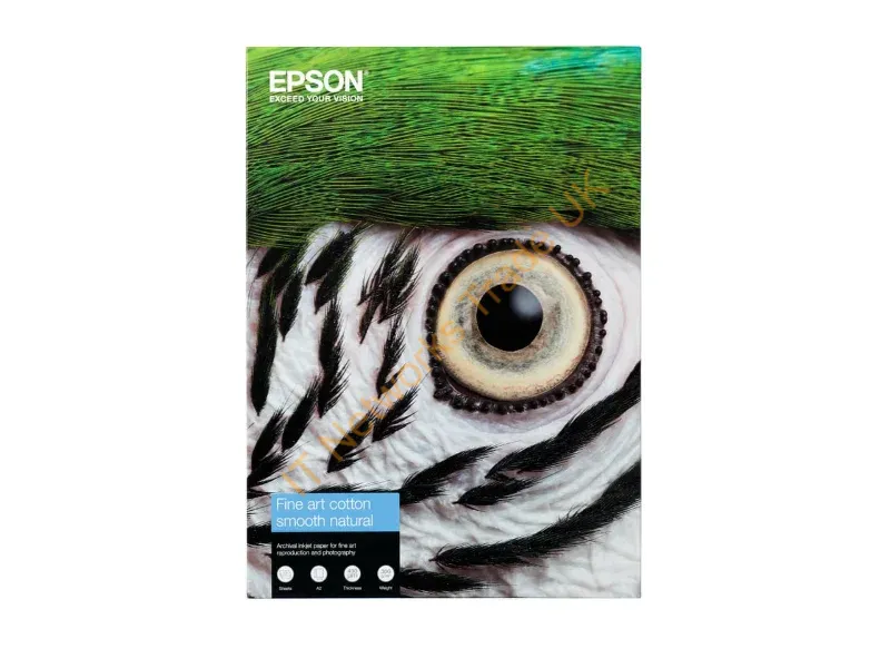 C13S450269NQ - Epson Fine Art Cotton Smooth Natural II, A2 25 Sheets